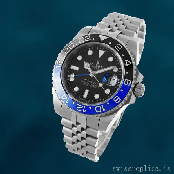 GMT Rolex Master (Black + Blue)