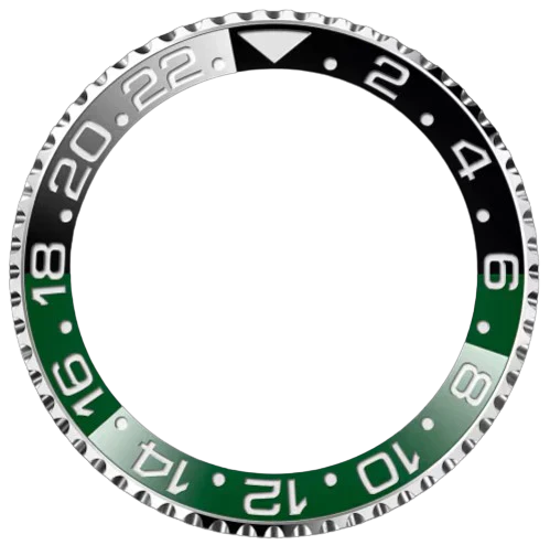 GMT Rolex Master II Black Dial (Green + Black)