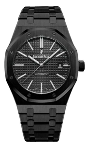 Black Audemars Piguet With Black Dial