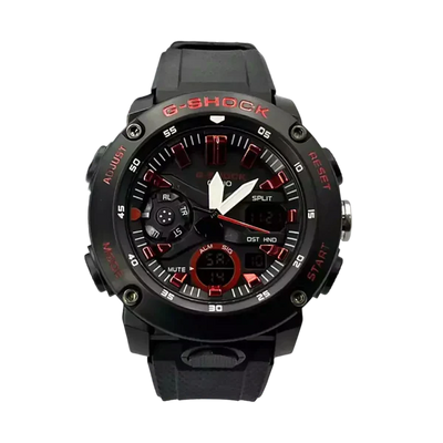 Casio G-Shock black Dial (Red numbers)